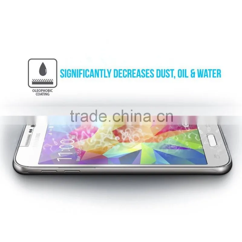hot sell screen shield colored clear tempered glass screen protector for Samsung S7 edge