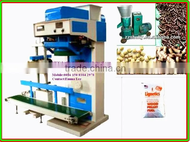 CE sewing type automatic sawdust pellet packing machine