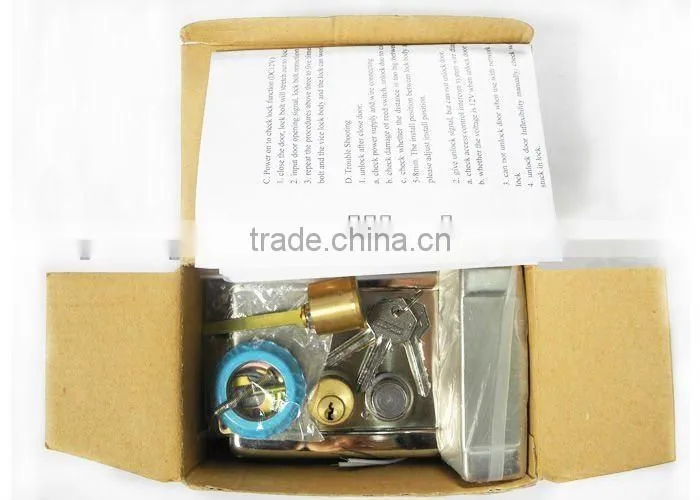 Low cost electric door cylinder lock for access control system PY-EL2