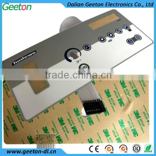 Metal Dome Membrane Switch Panel With LED Light