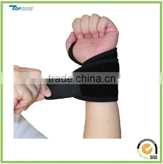 Adjustable neoprene badminton wrist support basketball wrist brace