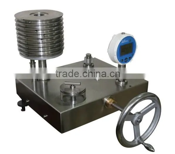 Stainless steel Piston dead weight tester