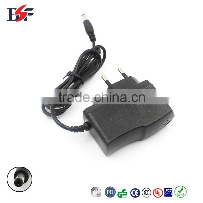 9w EU plug adapters with CE RoHs GS