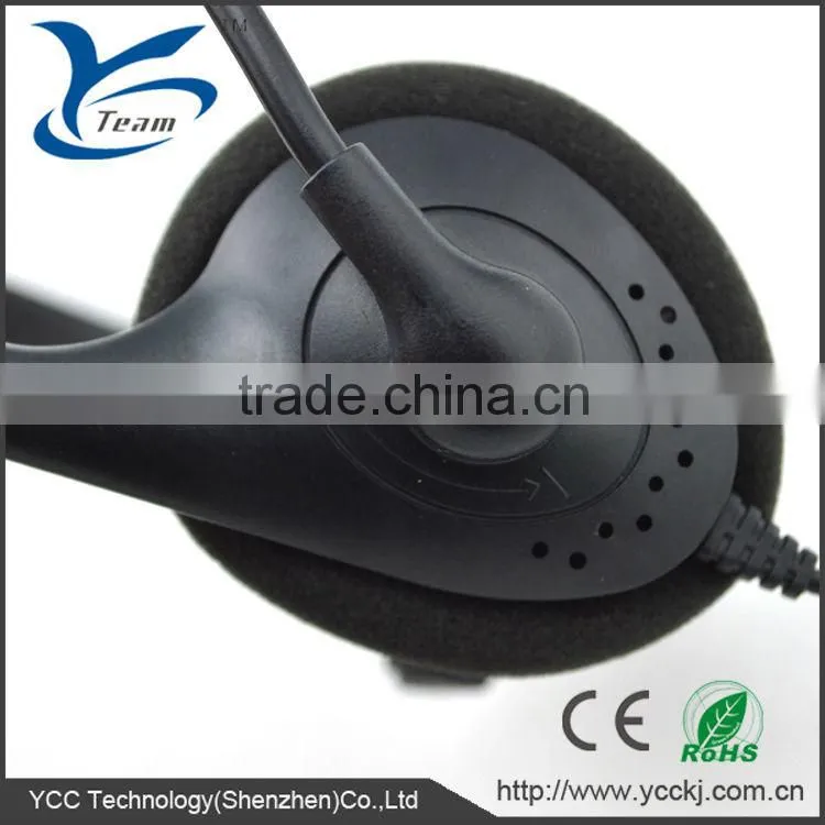 Hot Sale For PS4 Headset with Volume Control and Mic Black
