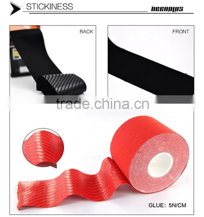 Chinese product OEM available waterproof kinesiology tape/sports tape precut