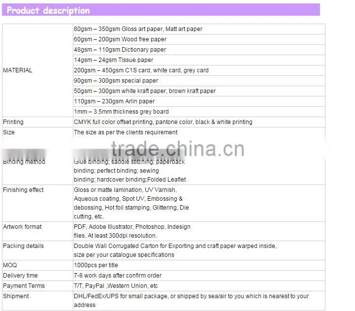 custom paper booklet printing