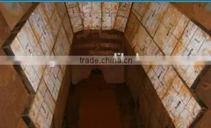 Mining chute ceramic rubber liner (302*302*63mm)