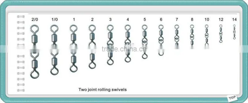 Chinese Fishing Tachke OEM Factory Fishing Swivel