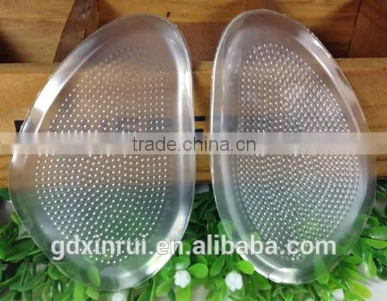 Front Foot Elastic Adhesive Foot Protect Cushions Soft Clear Sticky Silicone Gel Shoe Pads