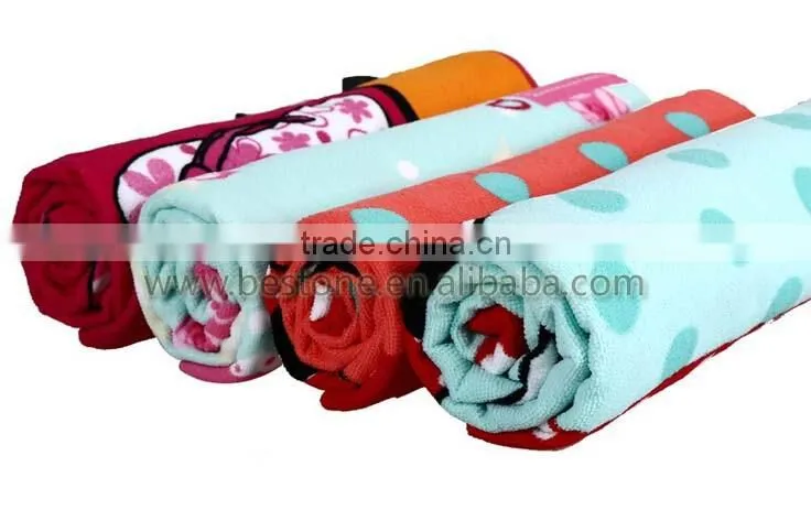 Custom Microfiber beach/bath/gym/travel Towel