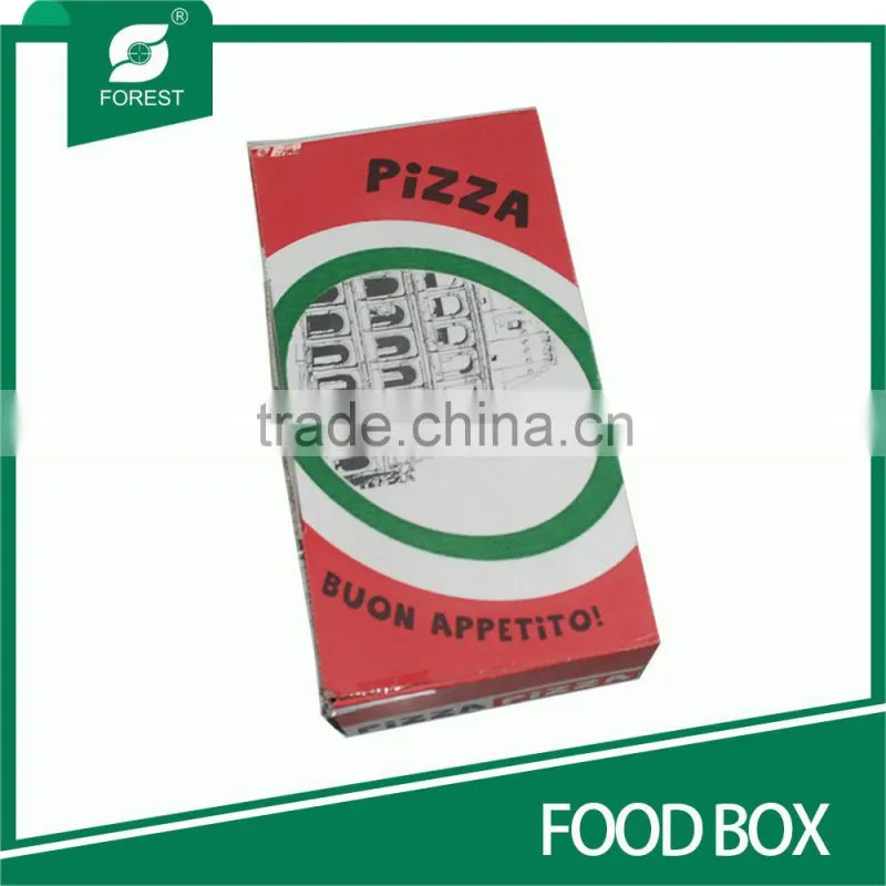 RECTANGLE COLORFUL PIZZA DELIVERY BOX CHEAP FOOD PACKING BOX