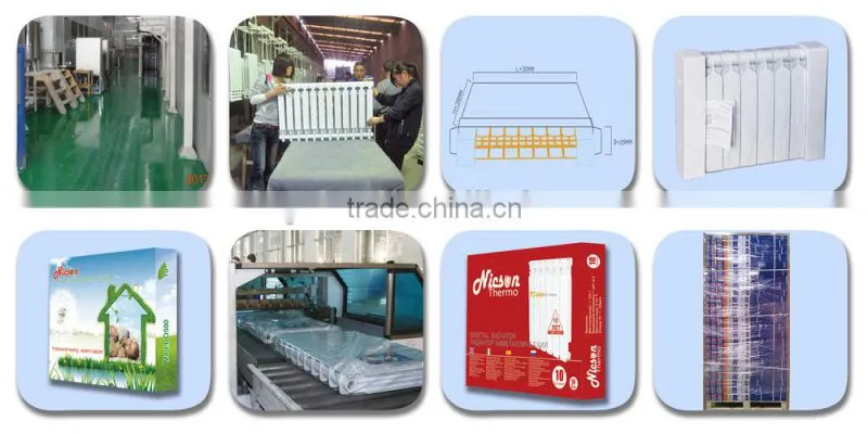 Sanitary 2014 new aluminium steel radiator bimetal radiator