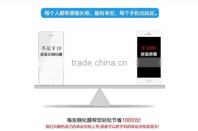 High Quality Tempered Glass Screen Protector For iPhone 4s 5s Screen Protector