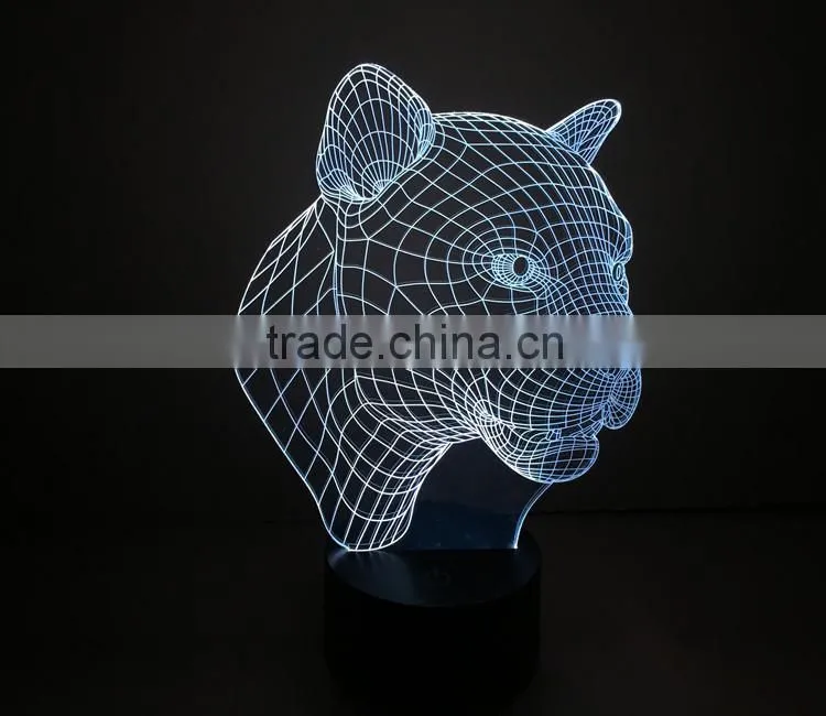Color Change 3D Leopard LED Light