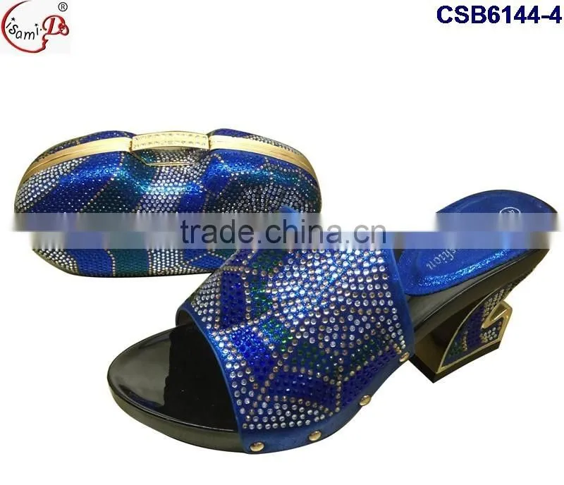 CSB6144 2016 The top latest fashion woman italy style high heel sandal shoes with bags