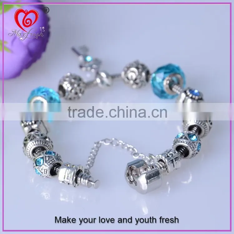 Hot sale fashion silver wristband bracelet wholesale nickel and lead free wristband bracelet