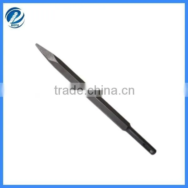 SDS Plus Wide Flat Chisel Hex Body stone chiseling tools