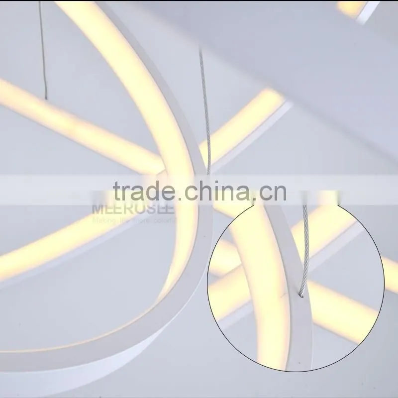 Popular Ring Hanging Light LED Acrylic Pendant Light Suspension Lighting MD81927