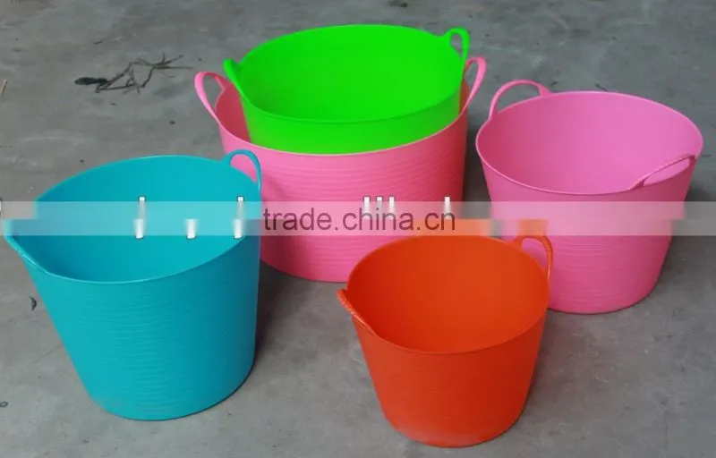 Flexible PE buckets,plastic water barrel,bath tub for kids,REACH,FlexBag