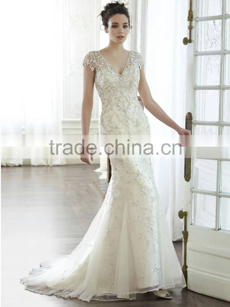 Hot Sale Factory Custom wedding dress 2016
