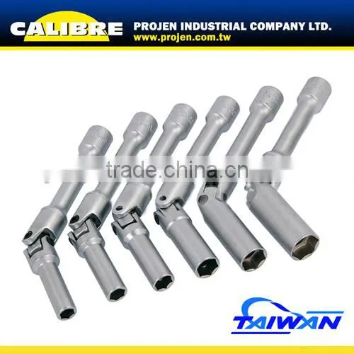 CALIBRE 6PC 3/8"Dr 6PC Long Glow Plug Socket Set
