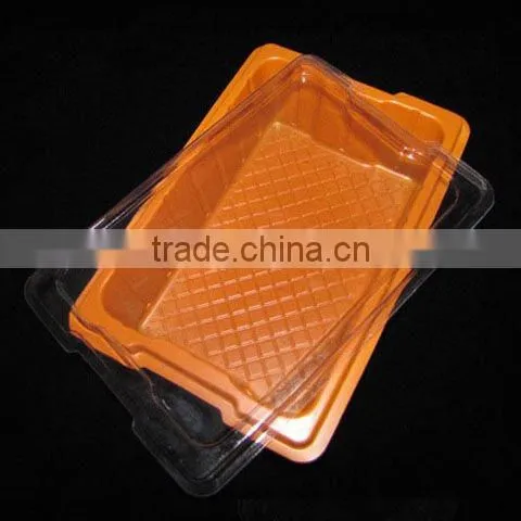 PVC, PET, PS Plastic box with lid in different types