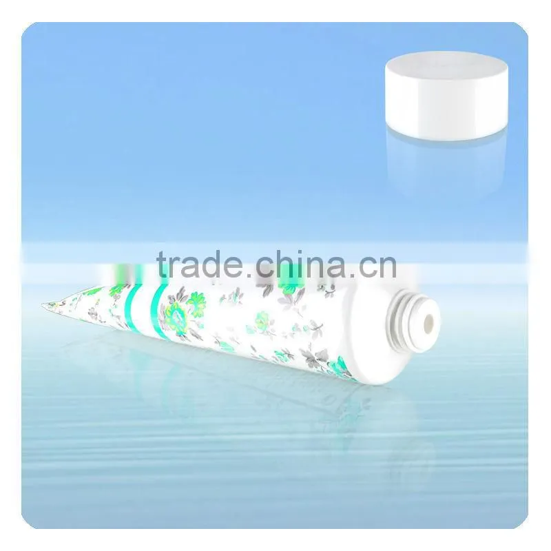 cosmetic usage and hot stamping Surface Handing cosmetic packaging tube for shower gel