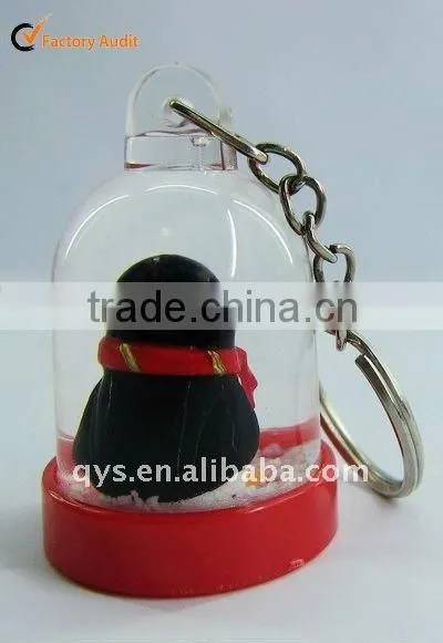 Mini Snow Globe Key Chain/Key Ring