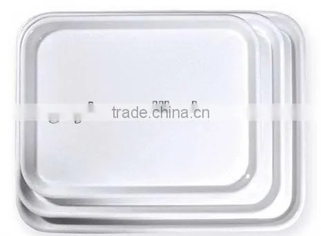 white & black plastic spin tray /fiberglass dryer pans