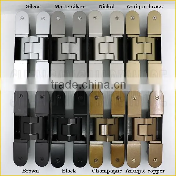 zinc alloy adjustable concealed tectus 340 3d hinge for wooden doors