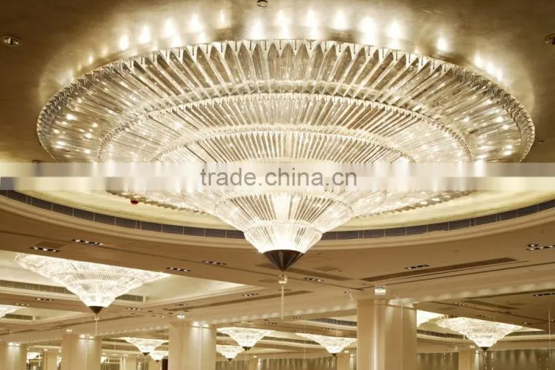 Cone vortex luxury lobby chandelier lighting