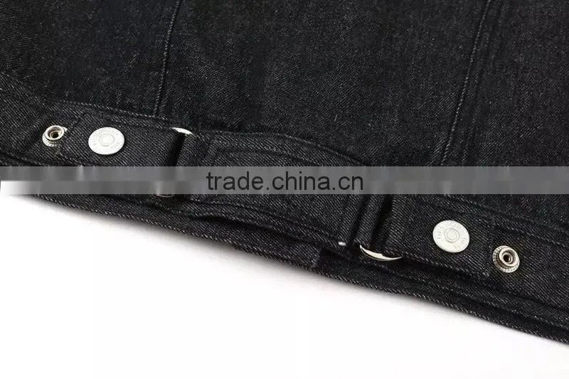 woman clothing classical denim jacket