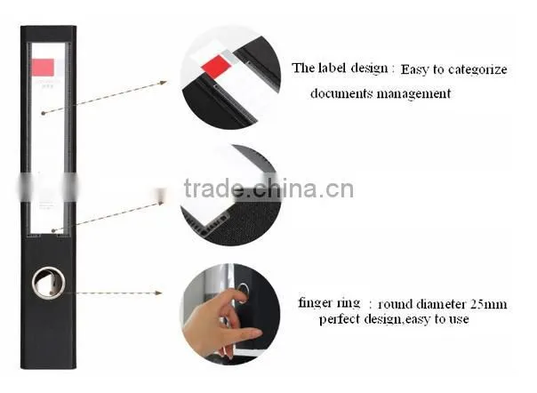 Customized 2-hole file folder ring binder