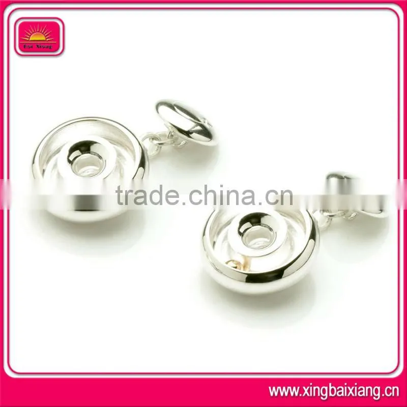 New design promotional custom bean shape cuff button
