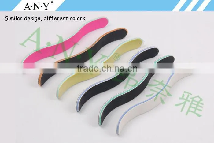 Professional Nail Care 6 Way Use Plastic Nail Buffers Polishing Tool