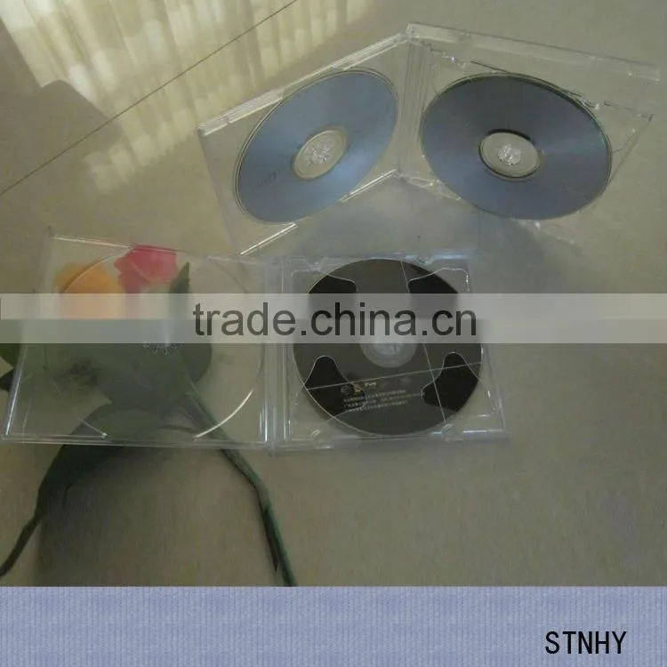 15mm Clear 3 Disc jewel CD case