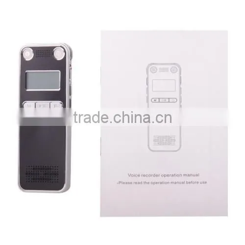 Professional 8GB LCD Digital Voice Recorder with VOR MP3 Player pen drive voice recorder