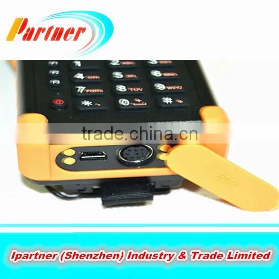 Competitive priceWindows CE 6.0 OS Handheld PDA support Wifi buletooth1D barcode scanner can customized RFID,2D code scanner,GPS