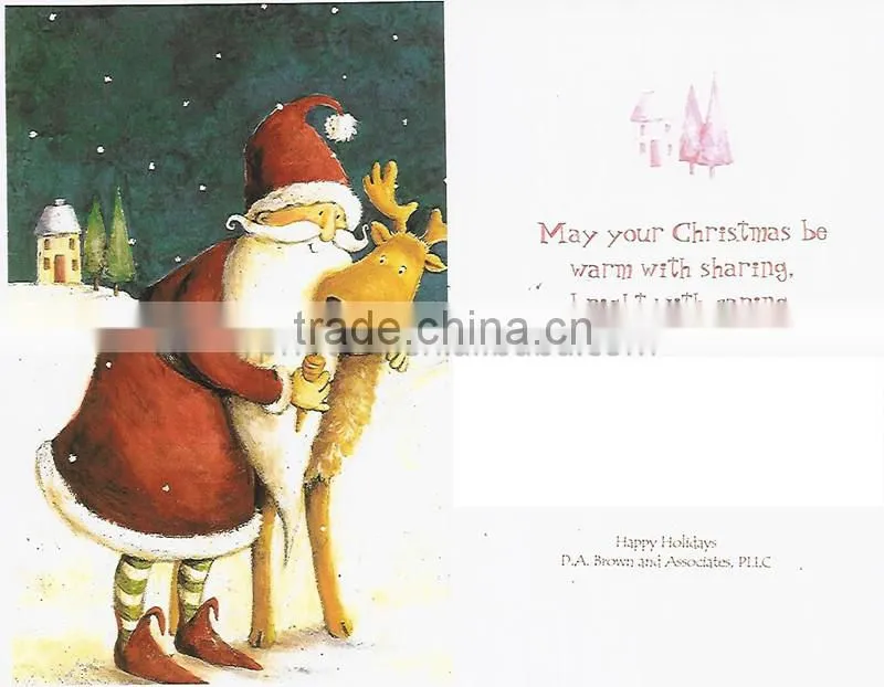 2016 New Year Greeting card printing Christmas card printing Hongkong printing