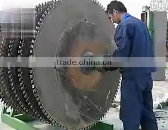 Multi blade cutting stone machine