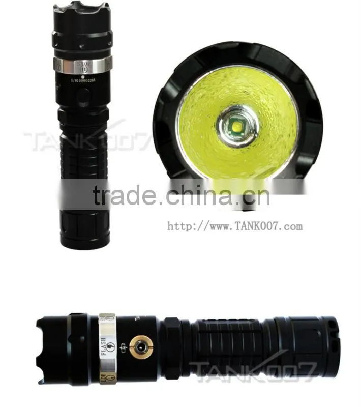 police led torch rechargeable flashlight security flashlight tank007