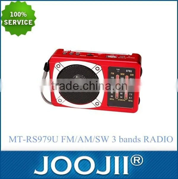 Hot selling new model 3 band radio usb
