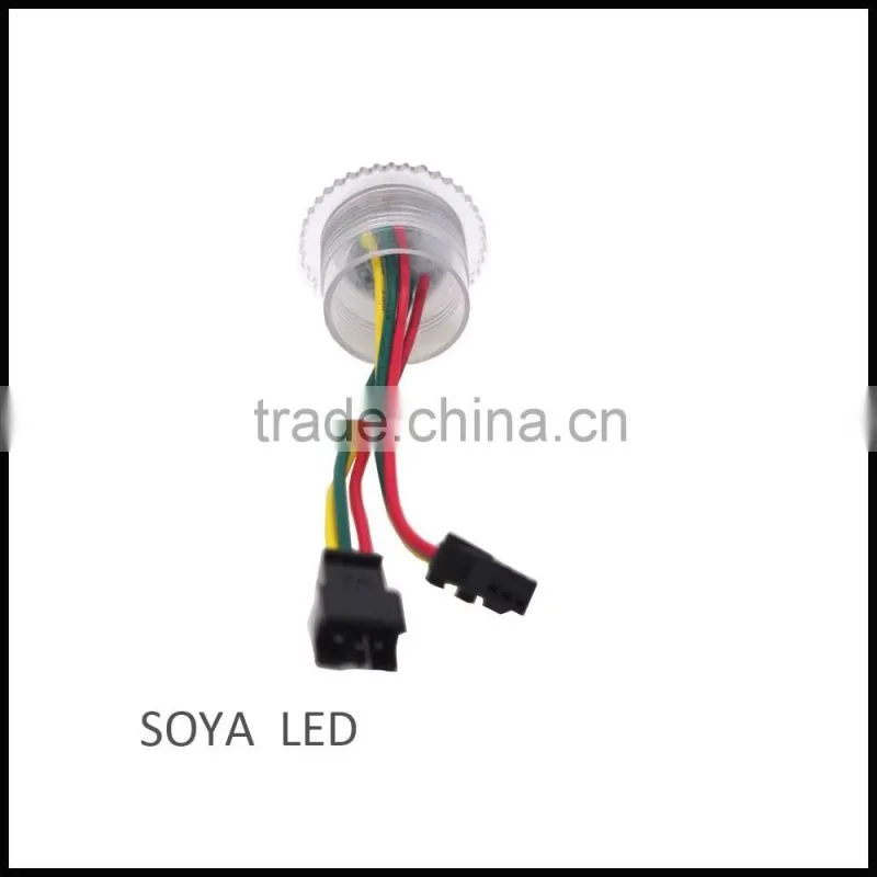 transparent cover frosted white cover ucs1903 26mm rgb led pixel lights