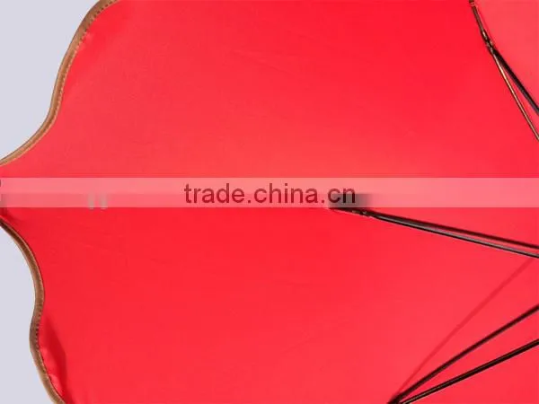 Long Handle Umbrella, Rain Umbrella with Feminine Edging