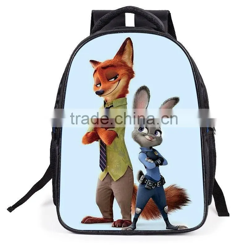 Enrich new model cartoon design child school bag
