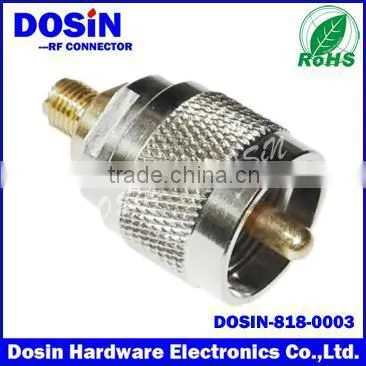Newest SMA plug to UHF jack adapter connector