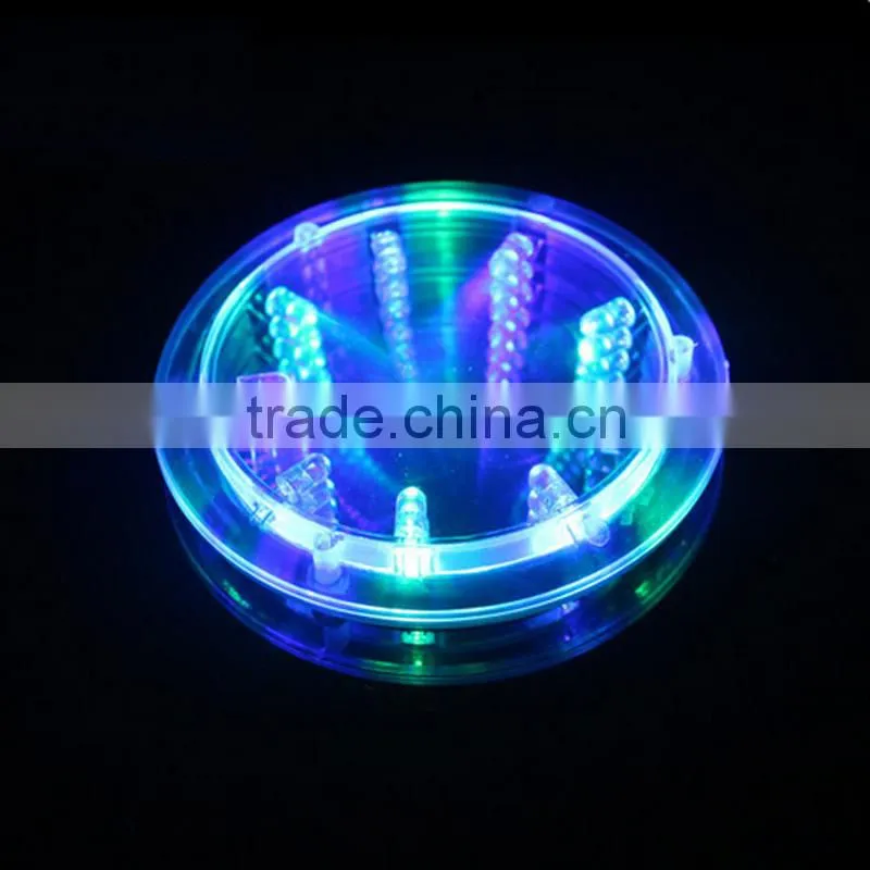New Color Changing LED Lights Bottle Cup Mat Coaster For Clubs, Bars Party