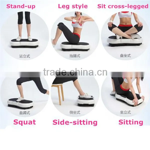 Emergency stop function portable whole body vibration machine