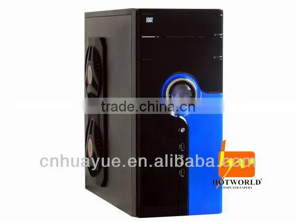 plexiglass computer case with flower image