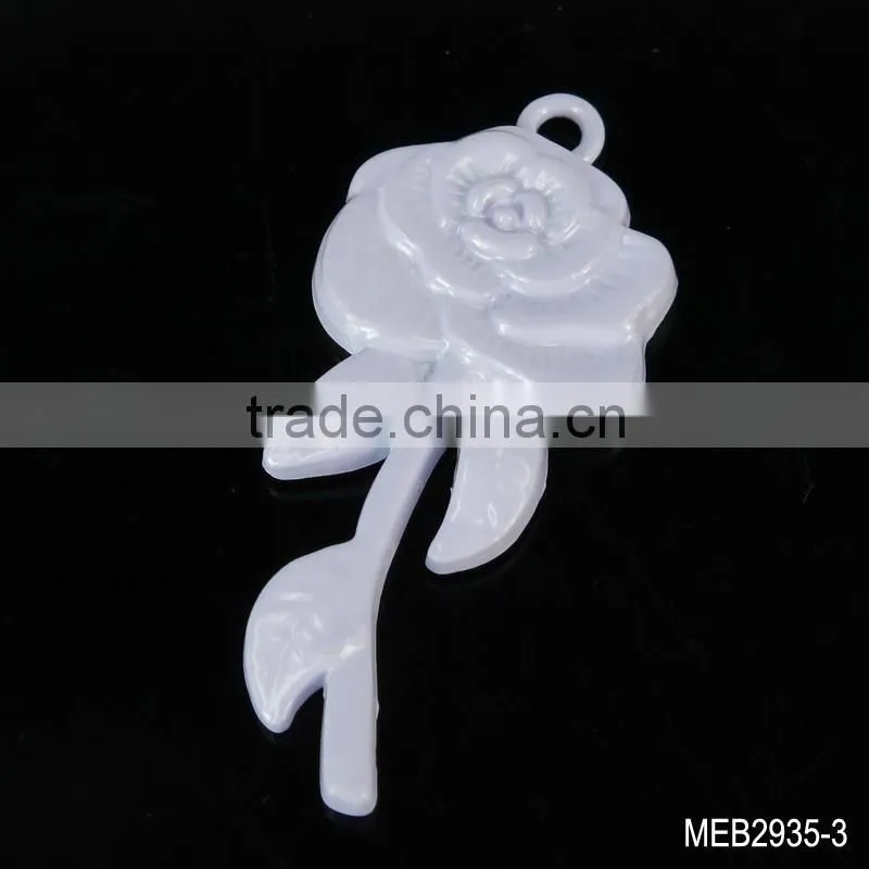 New fashion rose flower pendant alloy pendant mix colour jewelry pendant rose flower connector